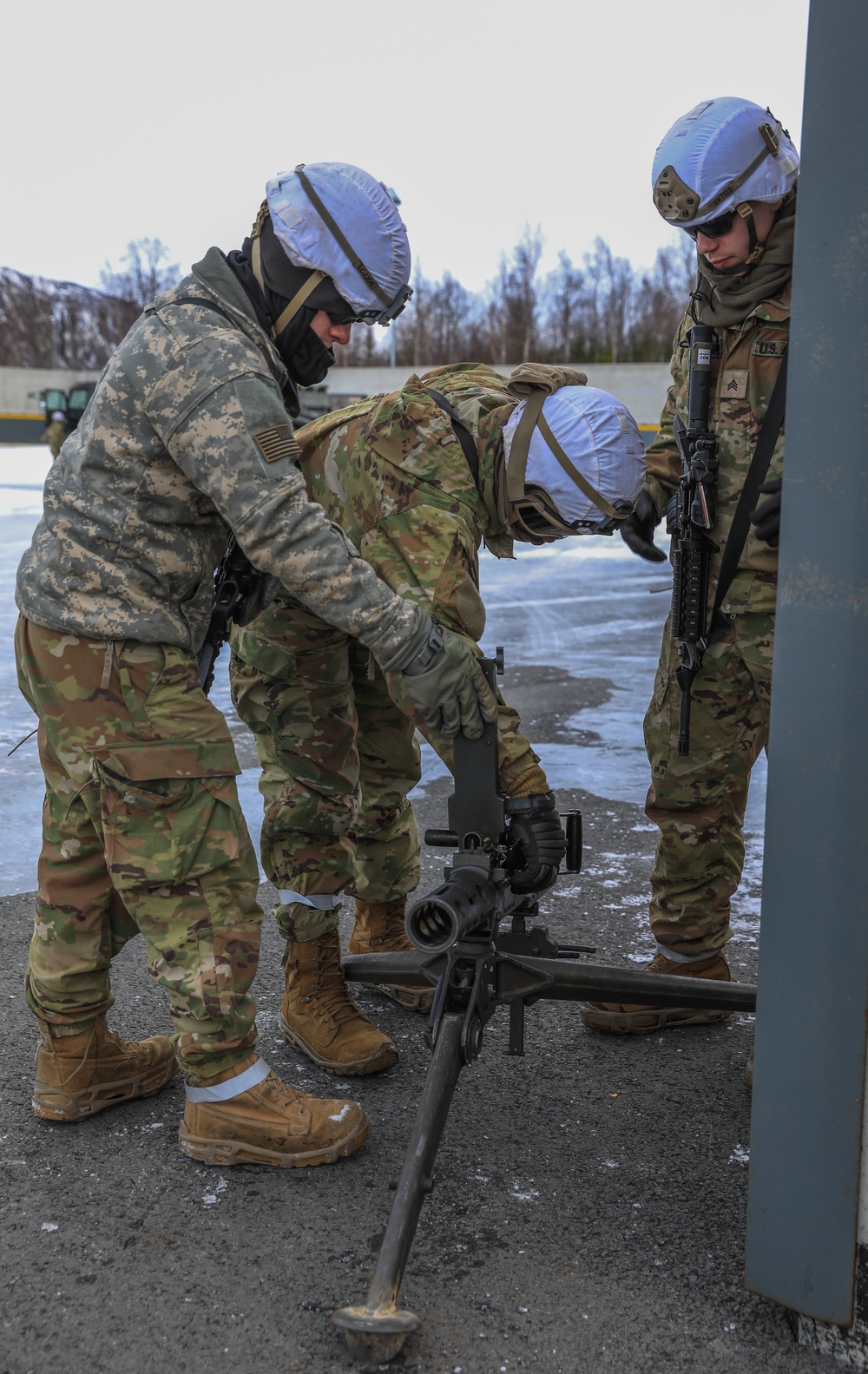 MLRS Battalion conducts ammunition holding area operations in arctic conditions during exercise in Norway