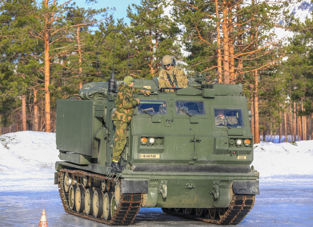 MLRS Battalion conducts arctic drivers training course led by Norwegian Army during exercise in Norway