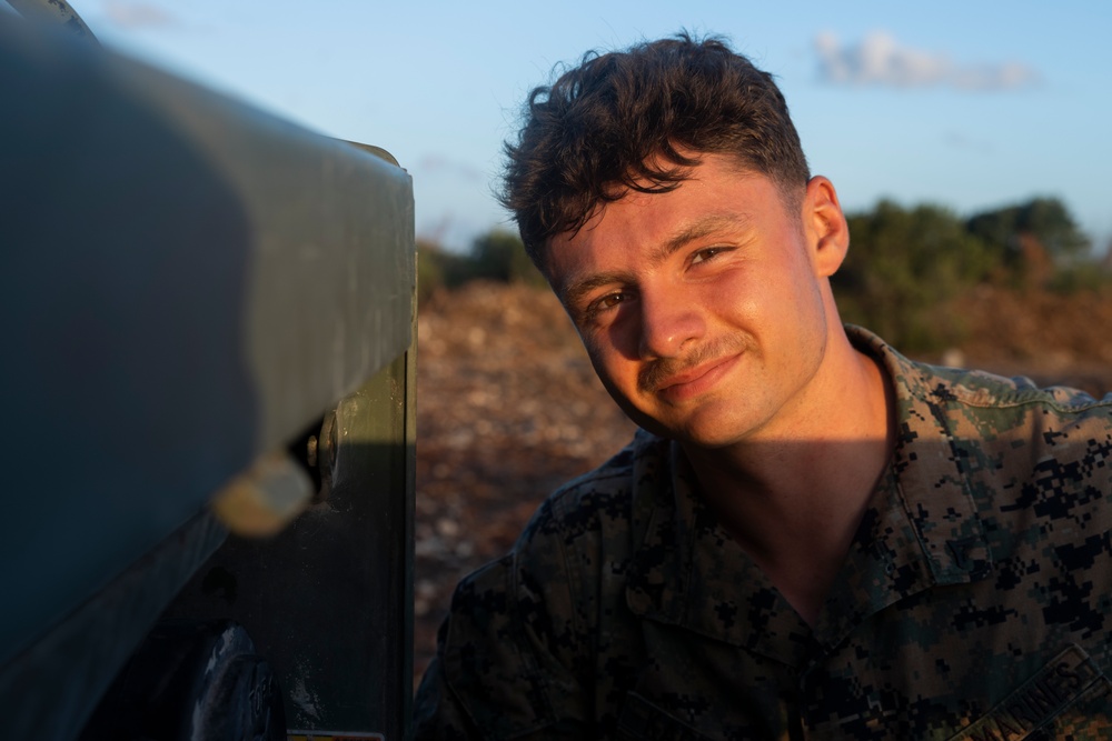 U.S. Marines with MWSS-272 perform preventative maintenance