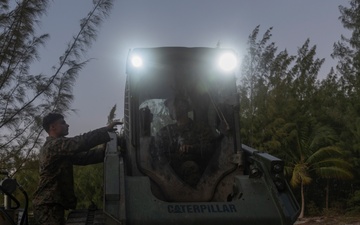 U.S. Marines with MWSS-272 perform preventative maintenance