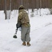 Virginia National Guard Engineers conduct mine detection and clearance training during Arctic Forge 25