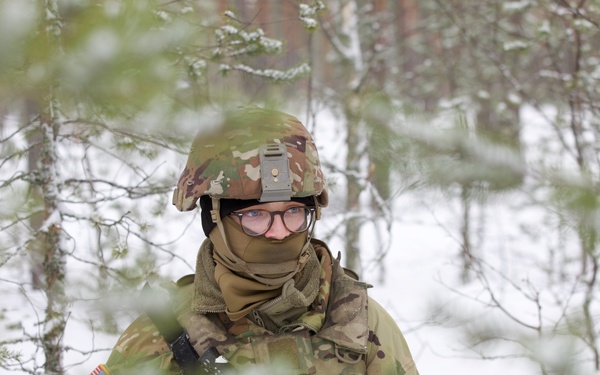 Virginia Army National Guard Engineers train on mine emplacement during Arctic Forge 25