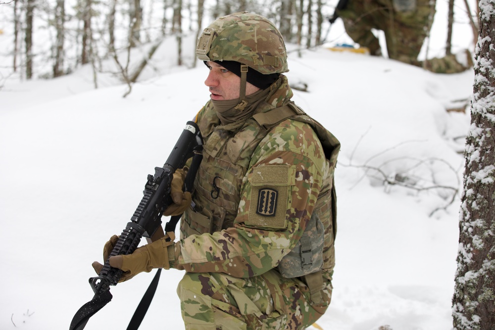 Virginia Army National Guard Engineers train on mine emplacement during Arctic Forge 25