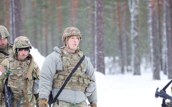 Virginia Army National Guard Engineers train on mine emplacement during Arctic Forge 25