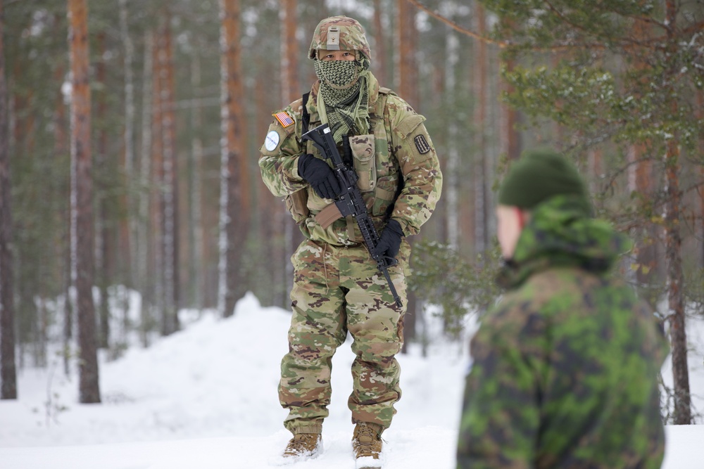 Virginia Army National Guard Engineers train on mine emplacement during Arctic Forge 25