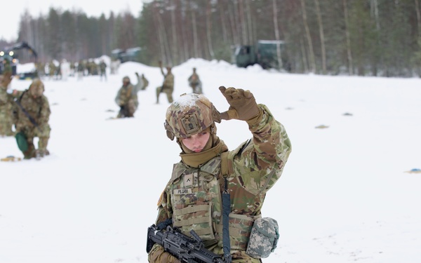 Virginia Army National Guard Engineers train on mine emplacement during Arctic Forge 25