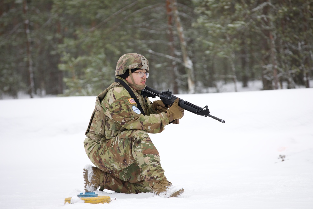 Virginia Army National Guard Engineers train on mine emplacement during Arctic Forge 25