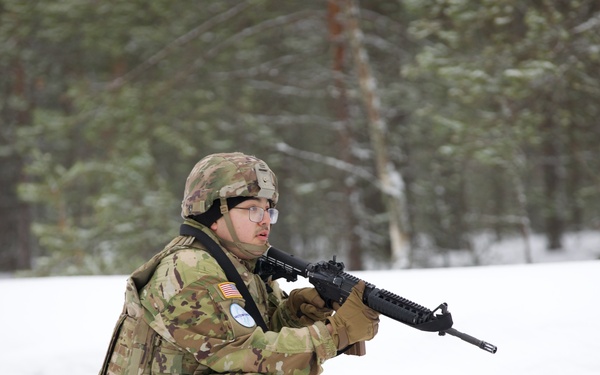Virginia Army National Guard Engineers train on mine emplacement during Arctic Forge 25