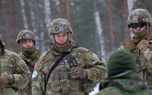 Virginia Army National Guard Engineers train on mine emplacement during Arctic Forge 25