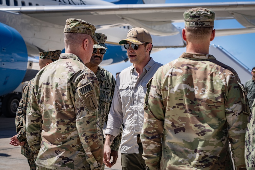 SECDEF Hegseth visits Naval Station Guantanamo Bay