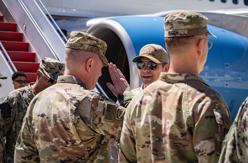 SECDEF Hegseth visits Naval Station Guantanamo Bay