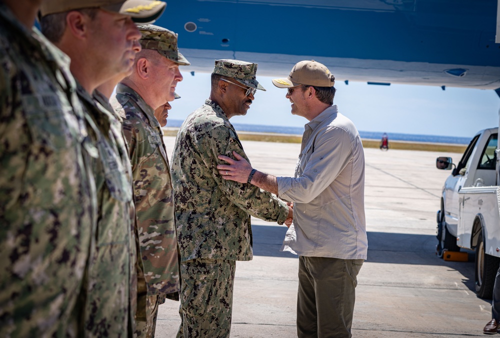 SECDEF Hegseth visits Naval Station Guantanamo Bay