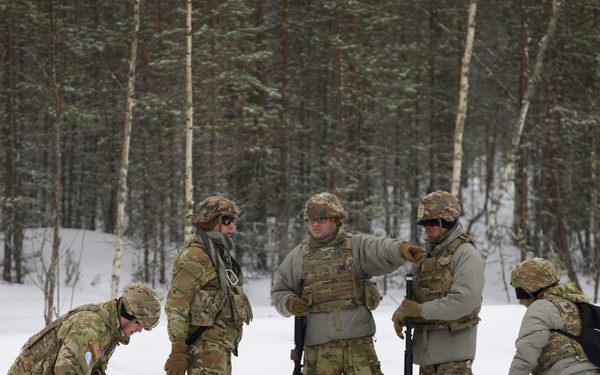 Virginia Army National Guard Engineers train on mine emplacement during Arctic Forge 25