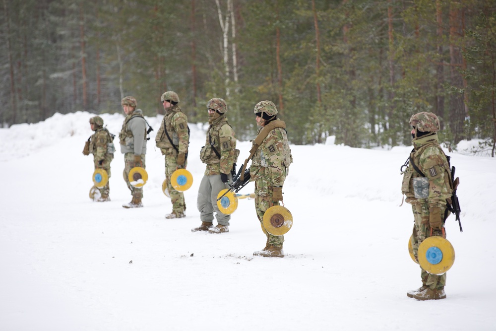 Virginia Army National Guard Engineers train on mine emplacement during Arctic Forge 25