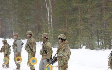 Virginia Army National Guard Engineers train on mine emplacement during Arctic Forge 25