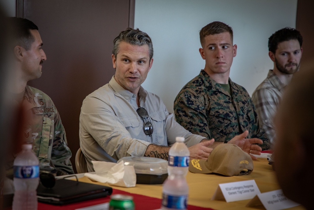 SECDEF Hegseth visits Naval Station Guantanamo Bay