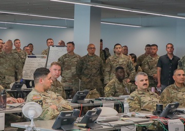 The nerve center of the 24/7 operations at Joint Task Force Southern Guard