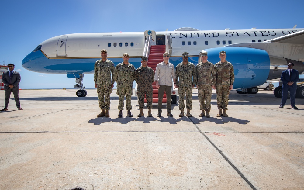 SECDEF Hegseth visits Naval Station Guantanamo Bay