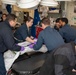 Sailors and staff with U.S. Fleet Forces, Naval Medical Forces Atlantic, and Naval Air Force Atlantic conduct Quality Medical Assist Visit aboard USS Gerald R. Ford (CVN 78)