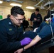 Sailors and staff with U.S. Fleet Forces, Naval Medical Forces Atlantic, and Naval Air Force Atlantic conduct Quality Medical Assist Visit aboard USS Gerald R. Ford (CVN 78)