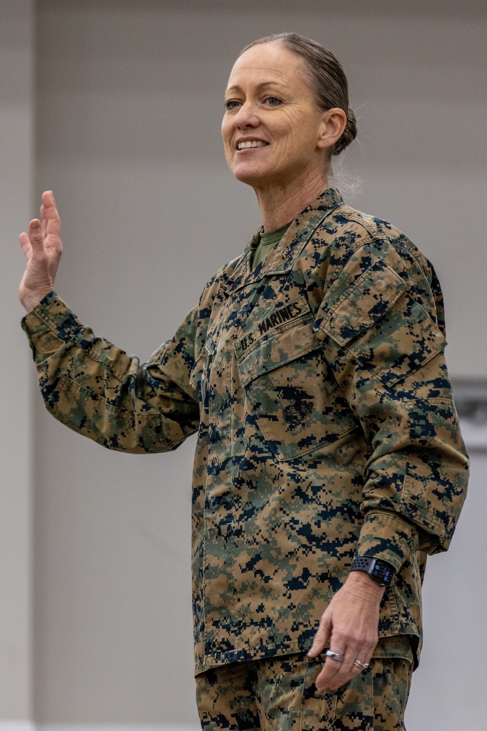 2nd Marine Logistics Group Commanding General visits Marine Corps Combat Service Support Schools