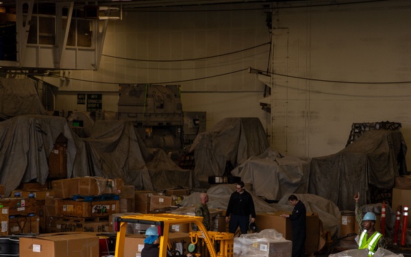 Abraham Lincoln conducts routine operations