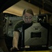 U.S. Marines with VMA-231 conduct maintenance on the AV-8B Harrier II