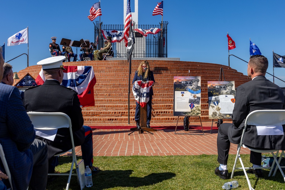 John Basilone Plaque Dedication