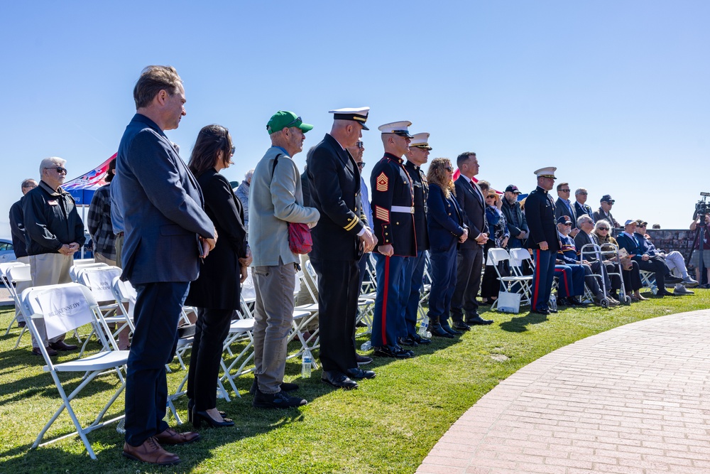 John Basilone Plaque Dedication