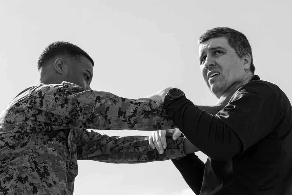 U.S. Marines participate in SAF training