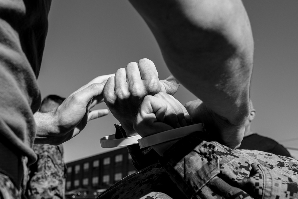 U.S. Marines participate in SAF training