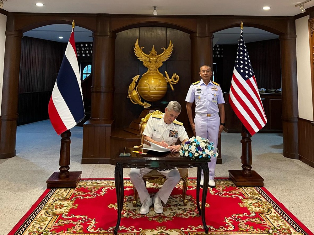 Adm. Steve Koehler, commander, U.S. Pacific Fleet, visits Thailand