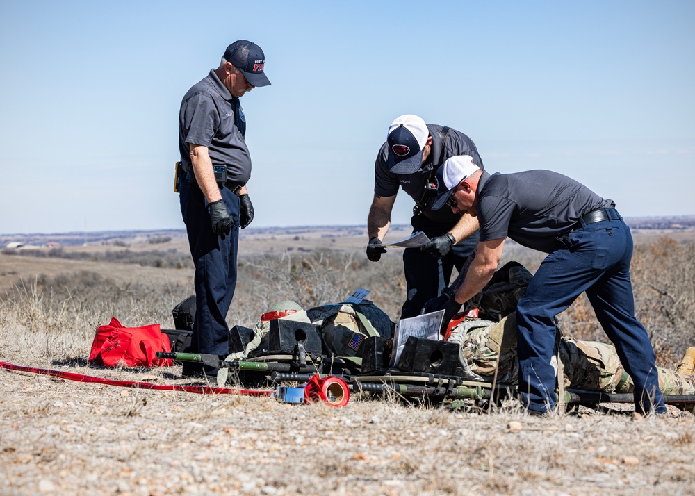 1-78 FA BN conducts Medevac Exercise