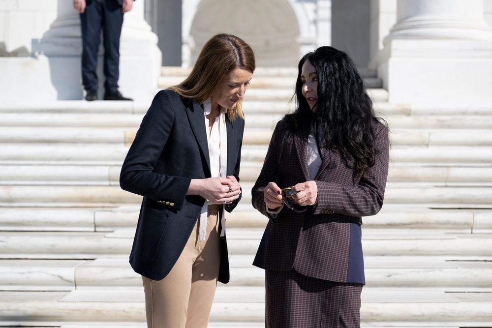 European Parliament President Roberta Metsola Visits ANC