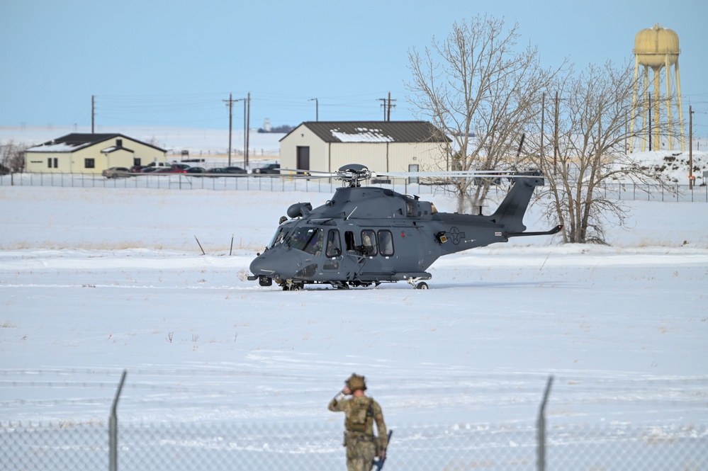 Malmstrom tactical response force Airmen support MH-139A initial operations test and evaluations