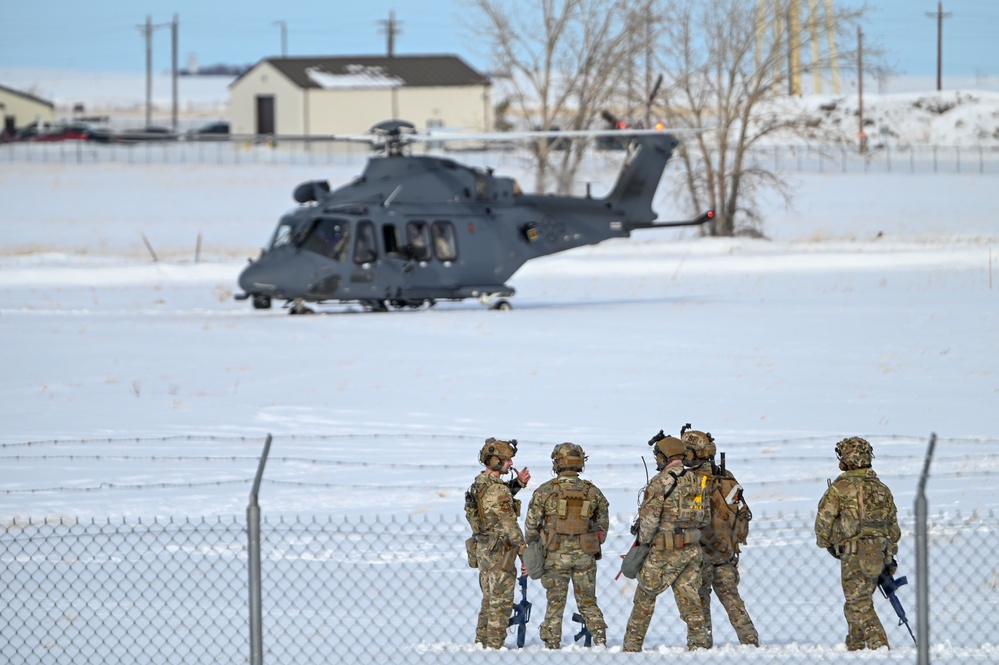 Malmstrom tactical response force Airmen support MH-139A initial operations test and evaluations