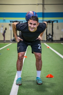 Setting Goals And Taking Aim; Medical Maintenance Soldier To Compete In Army Men's Soccer Trials