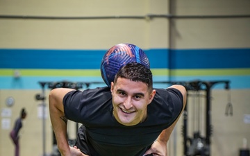 Setting Goals And Taking Aim; Medical Maintenance Soldier To Compete In Army Men's Soccer Trials