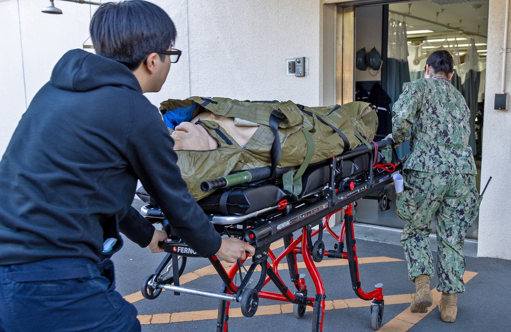 U.S. Naval Hospital Yokosuka and 374th Medical Group Conduct Joint MASCAL Drill