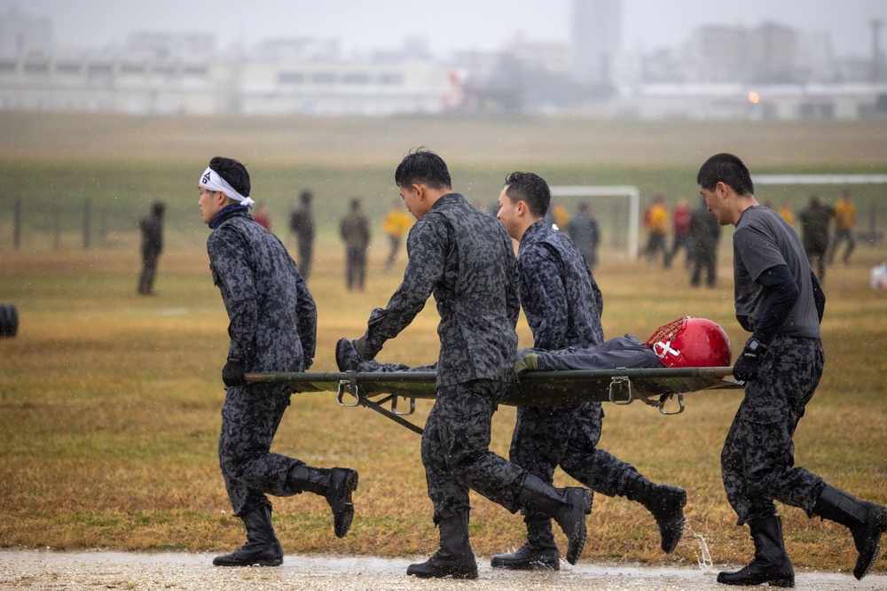 MACG-18 squadrons, JASDF compete in field meet