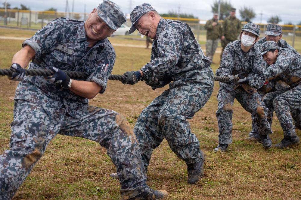 MACG-18 squadrons, JASDF compete in field meet