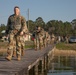 Walking into Water Survival Competition at Best Warrior 2025