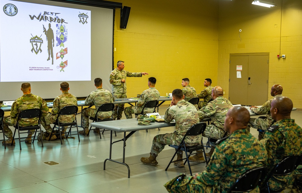 Briefing for Best Warrior Competition 2025