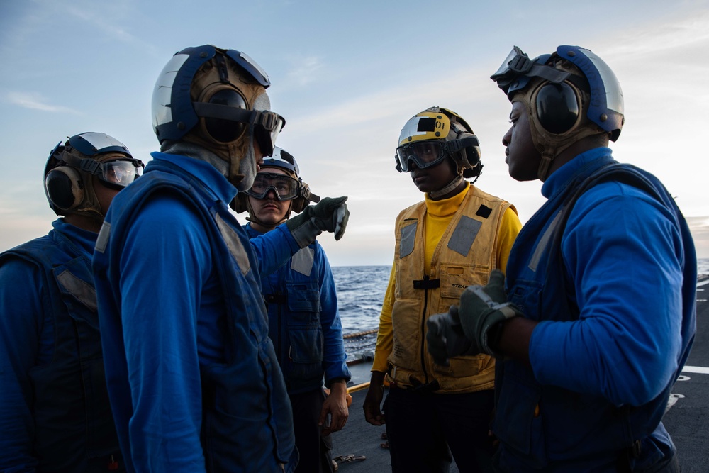USS Milius Conducts Flight Operations