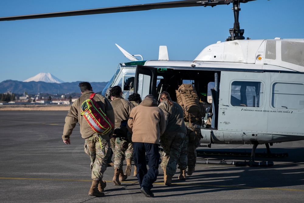 UH‑1N readiness on display during joint CASEVAC exercise