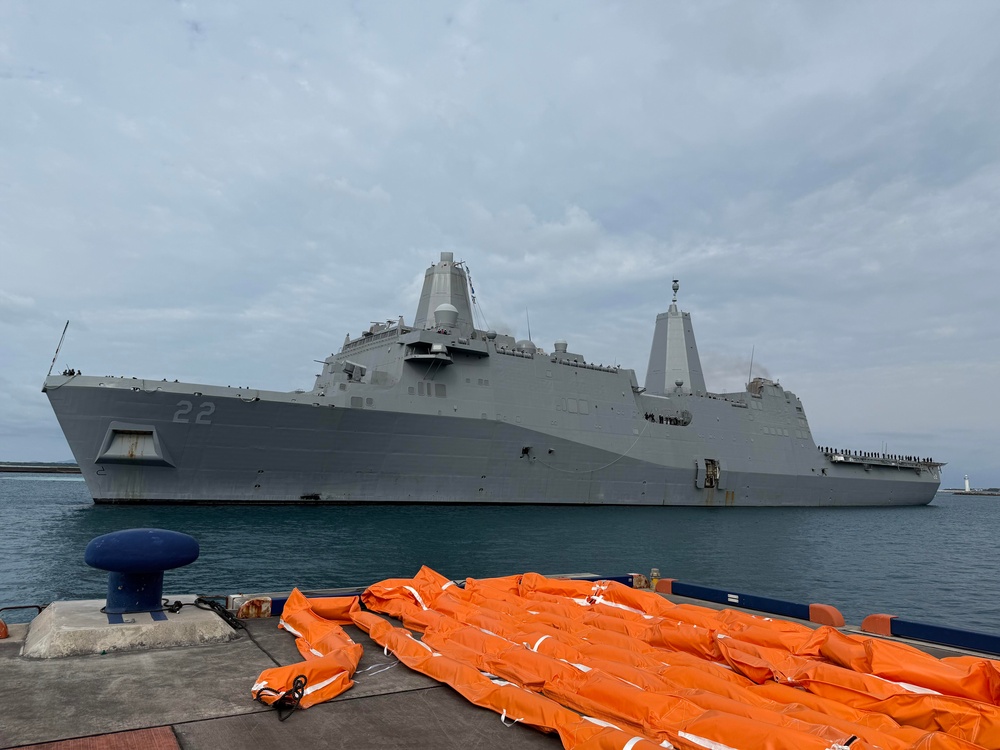 USS San Diego (LPD 22) visits Ishigaki