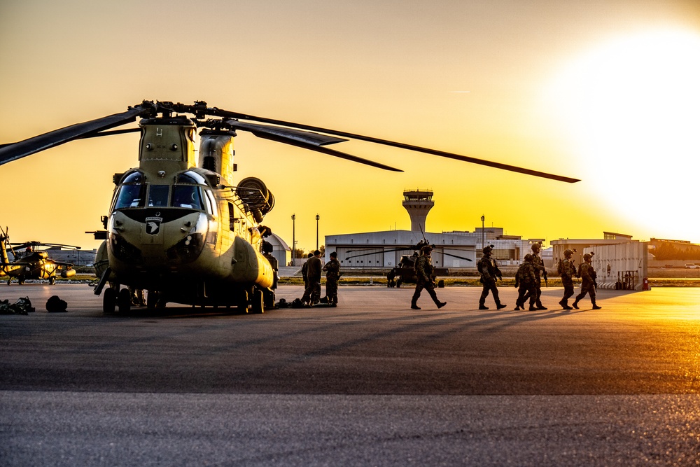 Task Force Nighthawk Air Movement Operations