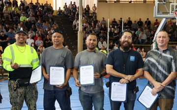 NAVFAC Hawaii All Hands Quarterly Awards (1st Quarter)