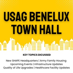 Notes from USAG Benelux Town Hall, Feb. 21, 2025