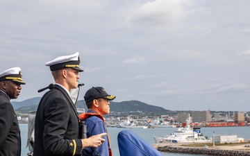 USS San Diego Makes Port Visit to Ishigaki